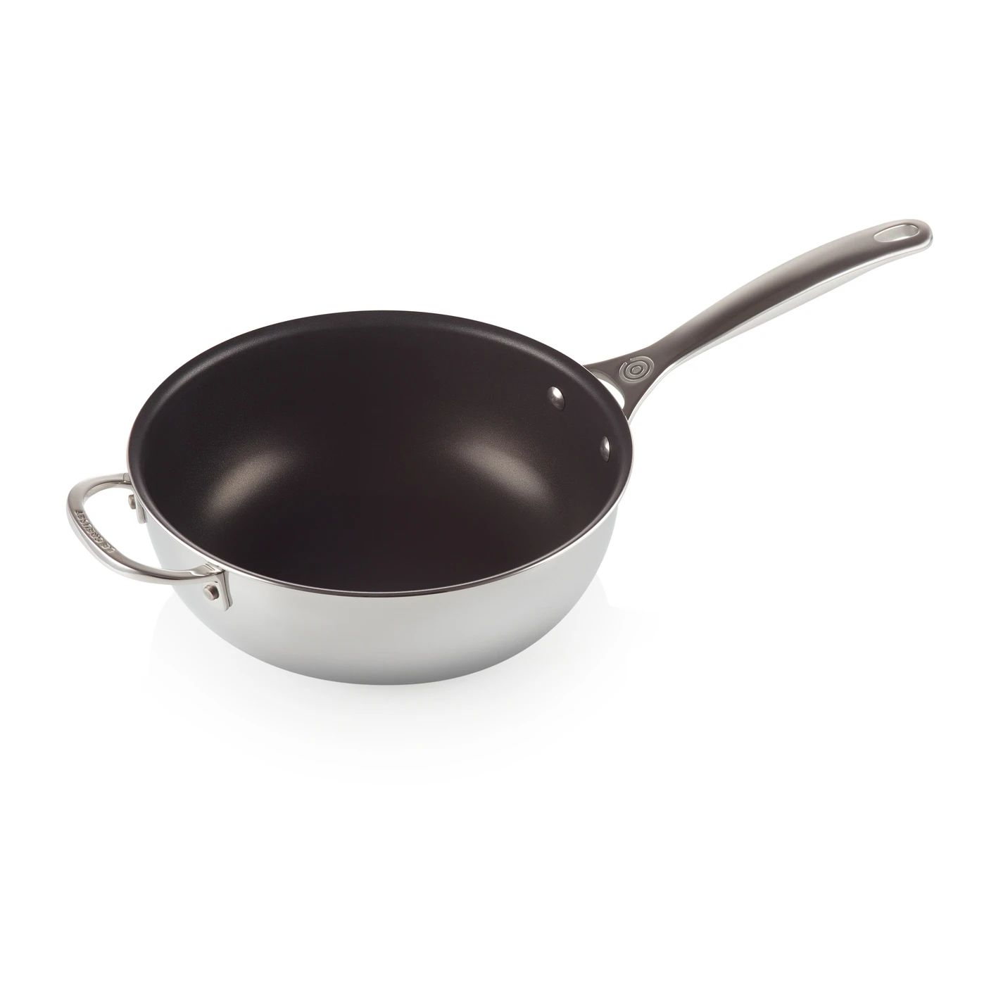 Le Creuset Signature 3-Ply Non-stick Sauspan Met Deksel 2 Le Creuset Signature 3-Ply Non-stick Sauspan Met Deksel - Afbeelding 2